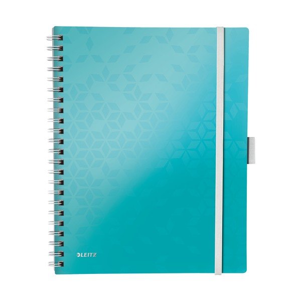 Taccuino mobile a righe blu turchese, 80 pagine WOW - Leitz