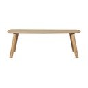 Tavolo da pranzo in rovere massiccio 100x220 cm Tablo – WOOOD