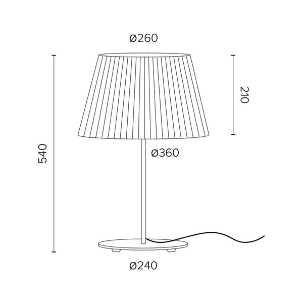 Lampada da tavolo beige , ⌀ 26 cm Kami - Sotto Luce-image-1
