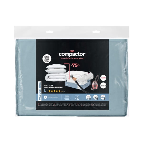 Organizer per sottoletto sottovuoto in plastica 65x45x15,5 cm Blue Edition – Compactor-image-4