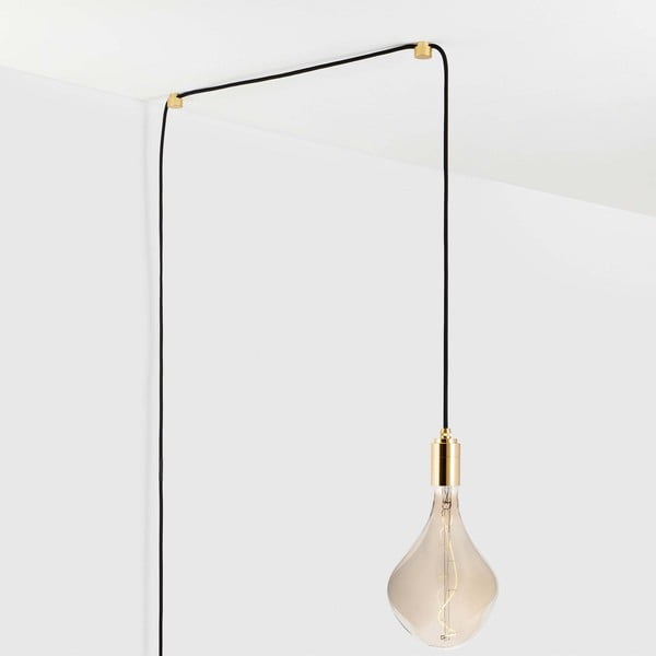 Lampada a sospensione di colore nero-oro ø 4 cm Plug & Play - tala-image-3