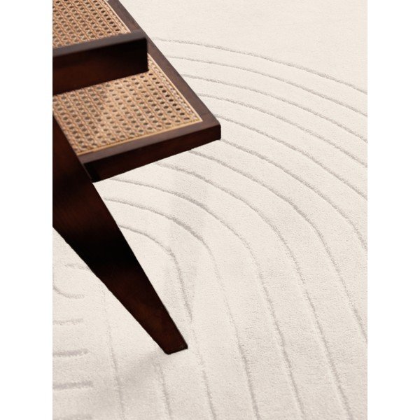 Tappeto color crema in lana tessuto a mano 120x180 cm Arcura – Vikosa-image-2