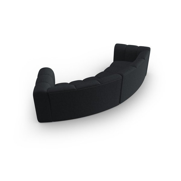 Divano nero 322 cm Lupine - Micadoni Home-image-4