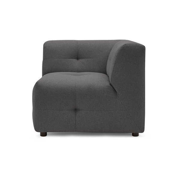 Modulo divano grigio scuro Kleber - Bobochic Paris-image-1