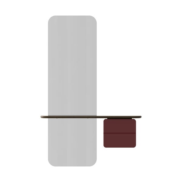 Set da corridoio rosso-marrone con decoro in rovere One More Look - UMAGE-image-3