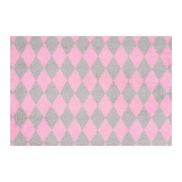 Zerbino rosa e grigio Hanse Home Circus, 50 x 70 cm - Zala Living