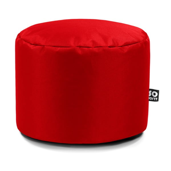 Pouf per bambini rosso Dot M – So Soft?