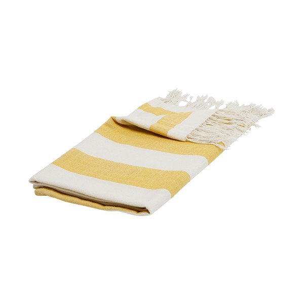 Telo mare giallo e crema 108x180 cm Retro Summer - Sema