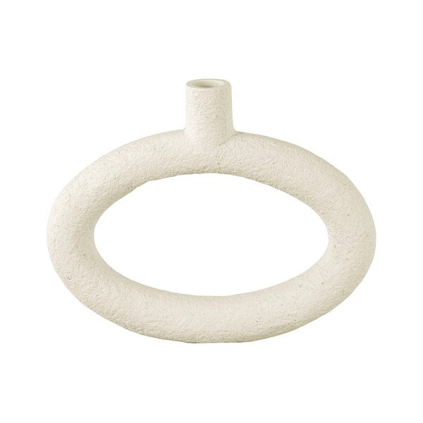 Vaso in poliresina beige Ring - PT LIVING