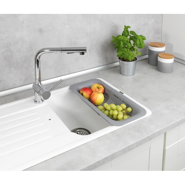 Scolapiatti allungabile per lavello in plastica Sieve – Wenko-image-2