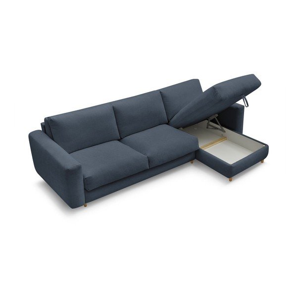 Divano angolare blu scuro Nouveau Cocoone – Bobochic Paris-image-3