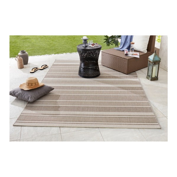 Tappeto da esterno beige , 80 x 150 cm Strap - NORTHRUGS-image-3