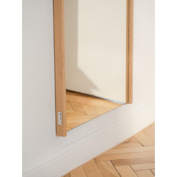 Specchio da parete con telaio in legno massiccio 60x160 cm Lun – noo.ma-image-2