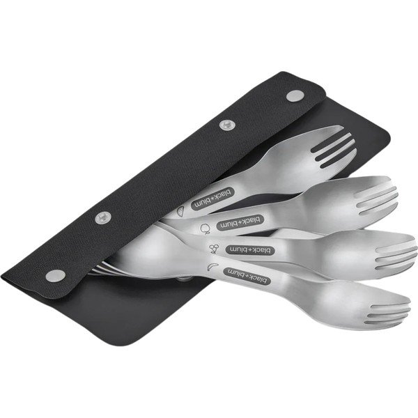 Set di forchette argentato in acciaio inox 4 pz Spork – Black + Blum