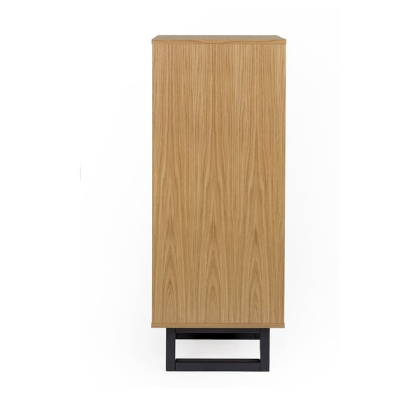 Cassettiera in rovere decorato, 40 x 123 cm Camden Herringbone - Woodman-image-4