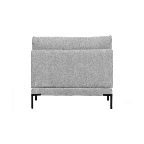 Modulo divano grigio chiaro (parte centrale) Couple - WOOOD-image-3