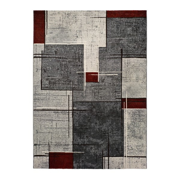 Tappeto Ciudad grigio scuro, 160 x 230 cm - Universal