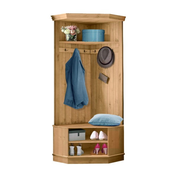 Parete angolare del corridoio in legno di pino Monroe - Støraa