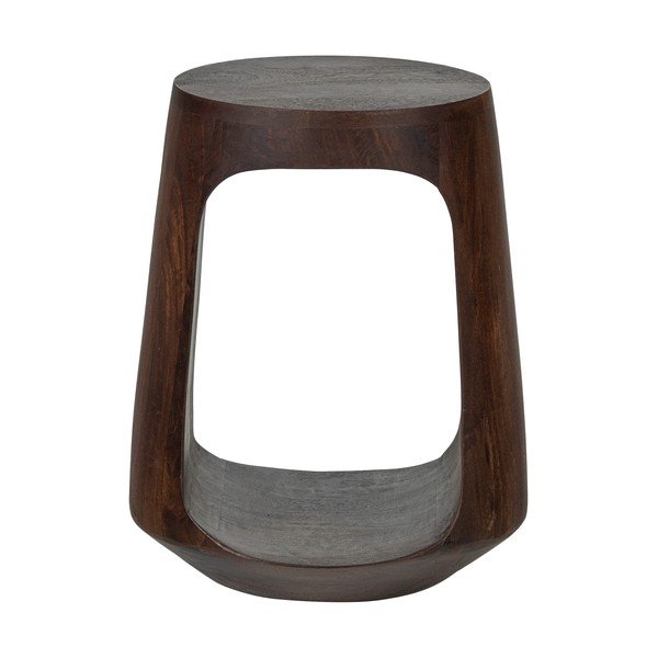 Tavolino rotondo in mango massiccio ø 33 cm Bayo – WOOOD