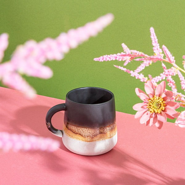 Tazza nera in gres 360 ml Mojave – Sass & Belle-image-2