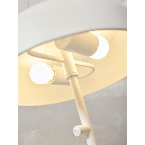 Lampada da tavolo bianca con paralume in metallo (altezza 45 cm) Porto L - it's about RoMi-image-3