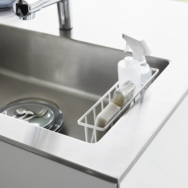 Supporto per detersivo senza foratura bianco in metallo Film Hook – YAMAZAKI-image-4