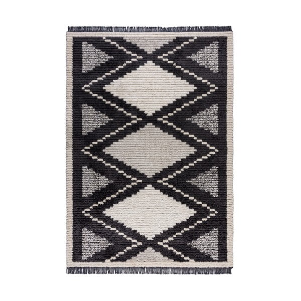 Tappeto grigio scuro 120x170 cm Domino Zaid Berber - Flair Rugs