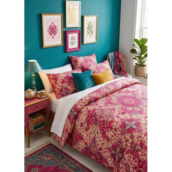 Set copripiumino e federa per letto matrimoniale 200x200 cm Chloe – Mijolnir-image-1