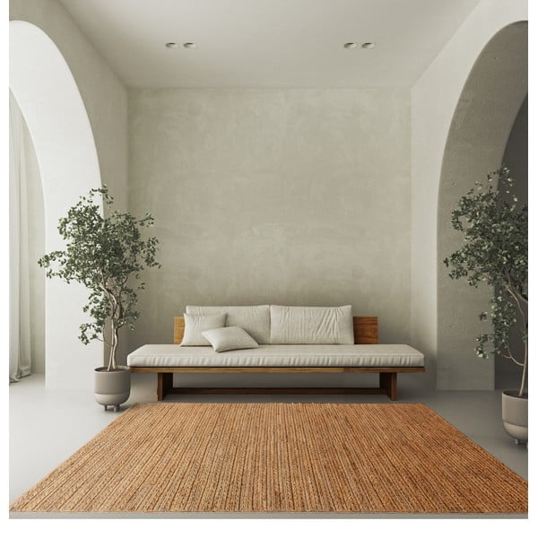 Tappeto di colore naturale in iuta tessuto a mano 200x290 cm Oakley – Asiatic Carpets-image-2