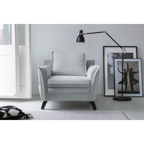 Poltrona grigio chiaro Charming Charlie - Miuform-image-1