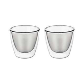 Set di 2 tazzine da espresso in vetro 110 ml - Orion