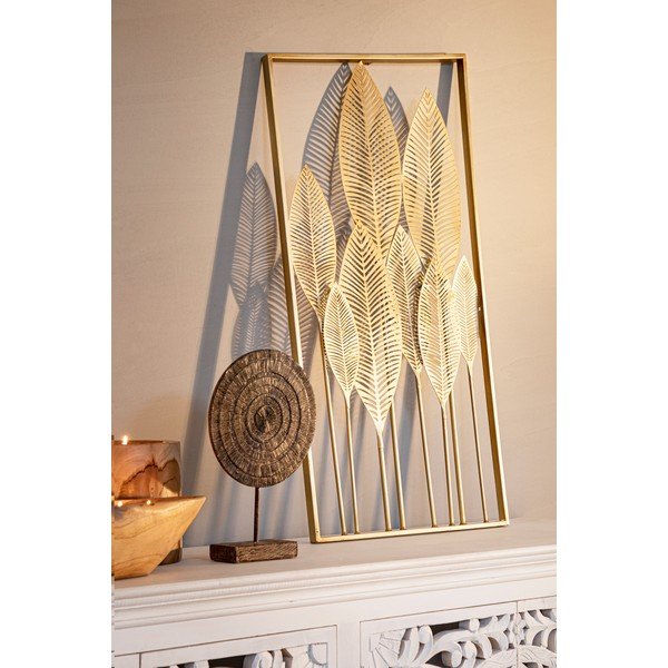 Decorazione da appendere in metallo 52,5x95 cm Adhira – Bizzotto-image-2