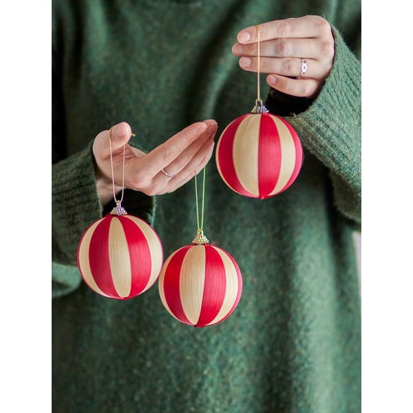 Set di palline di Natale 3 pz ø 8 cm Wynn – Bloomingville-image-2