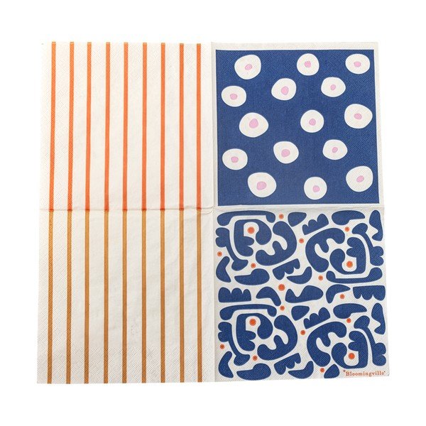 Set di tovaglioli in carta 20 pz 33x33 cm Eviaya – Bloomingville-image-3