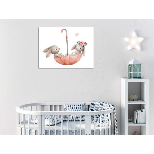 Quadro per bambini 40x30 cm Bunnies - Wallity-image-2