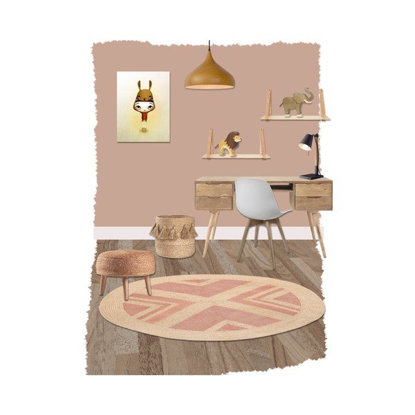 Cestino di iuta fatto a mano per bambini Idris - Nattiot-image-1