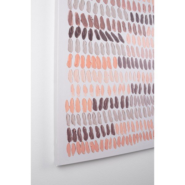 Dipinto con elementi dipinti a mano con cornice inclusa/dipinto su tela 90x120 cm Naska – Bizzotto-image-1