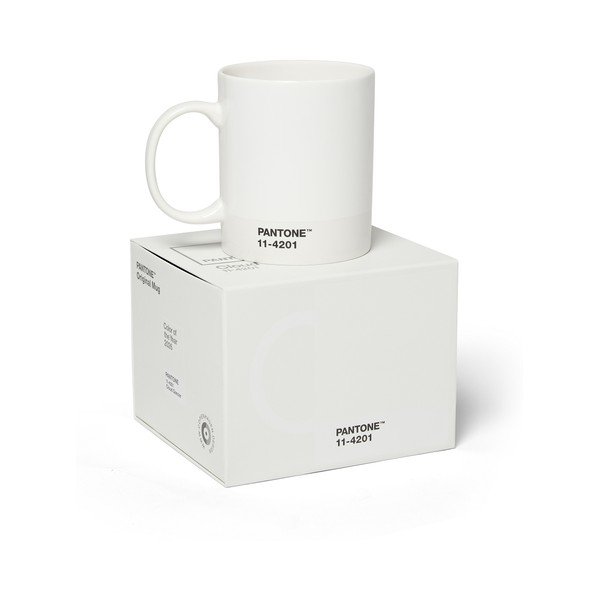 Tazza bianca in ceramica 375 ml Cloud Dancer – Pantone-image-2