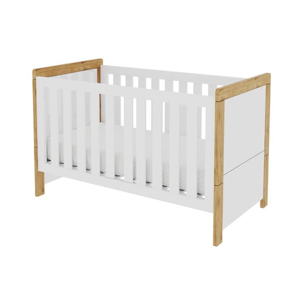 Lettino variabile bianco, 70 x 140 cm Oakie - Pinio