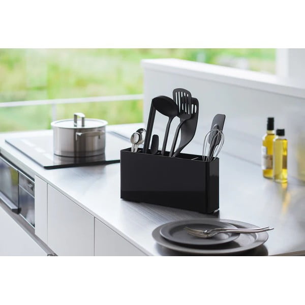 Supporto in metallo per stoviglie da cucina Tower - YAMAZAKI-image-3