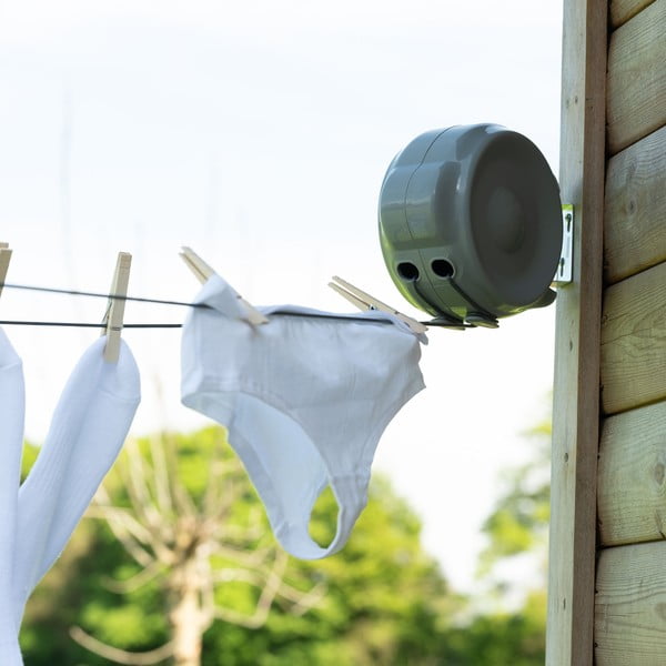 Stendino da parete grigio 30 m – Addis-image-1