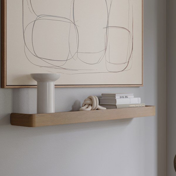 Mensola colore naturale chiaro con effetto rovere 120 cm Protopia – DAN-FORM Denmark-image-1