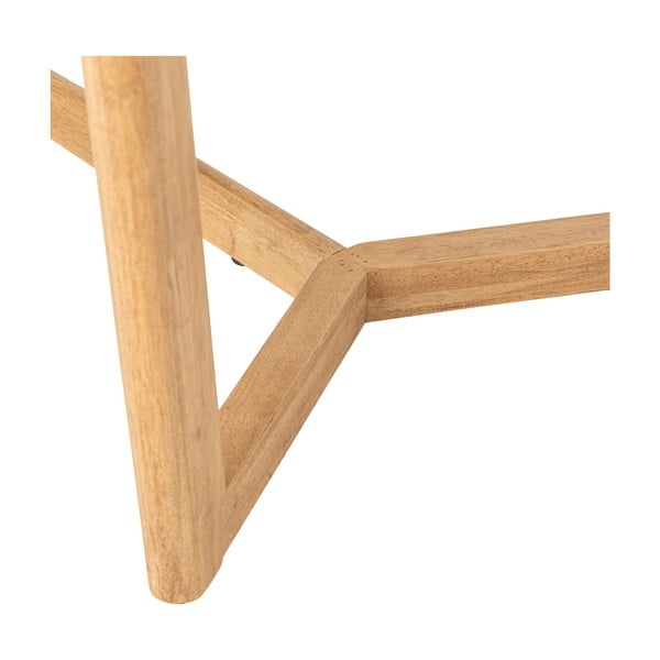 Tavolo da pranzo in legno di cauciù massiccio 100x200 cm Serrone – Bloomingville-image-4