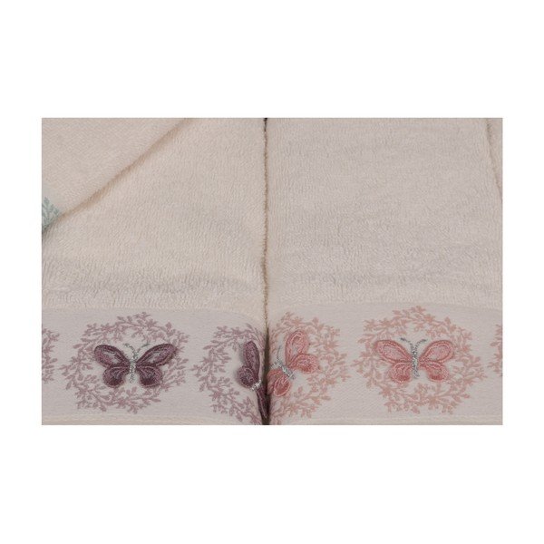 Set di 6 asciugamani Farfalle - Soft Kiss-image-2