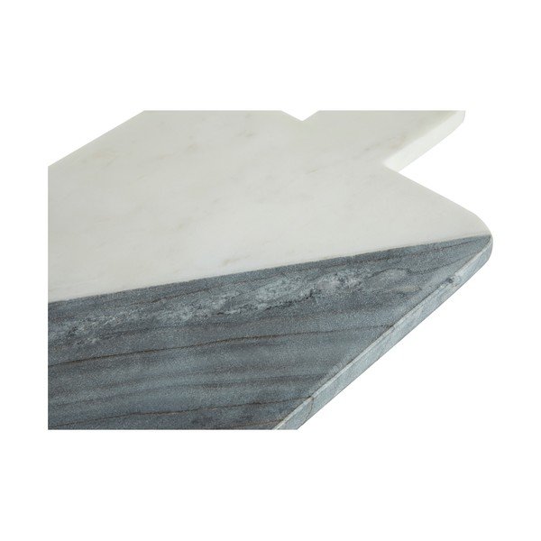 Tagliere in marmo bianco e grigio Paddle - Premier Housewares-image-3