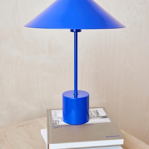 Lampada da tavolo blu in metallo (altezza totale 50 cm) Kasa – OYOY Living Design-image-1