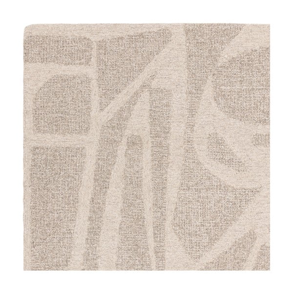 Tappeto in lana tessuta a mano color crema 120x170 cm Loxley - Asiatic Carpets-image-2
