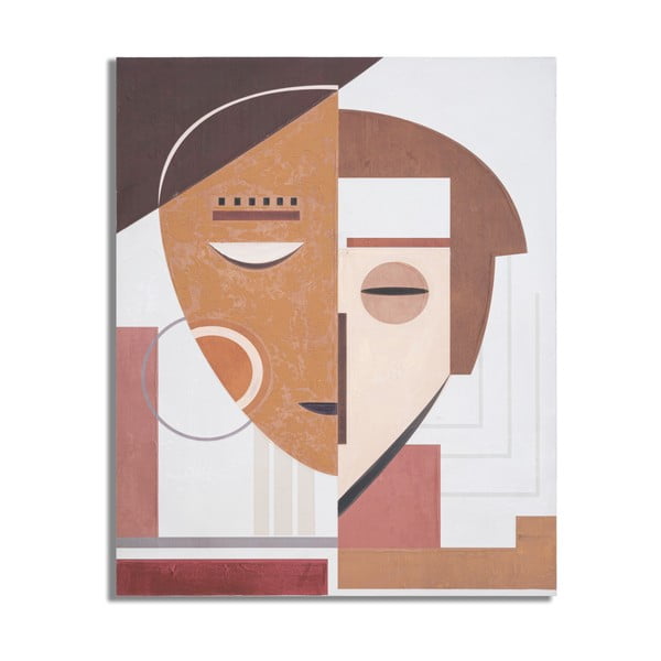 Quadro dipinto a mano 80x100 cm Ethnic Face - Mauro Ferretti