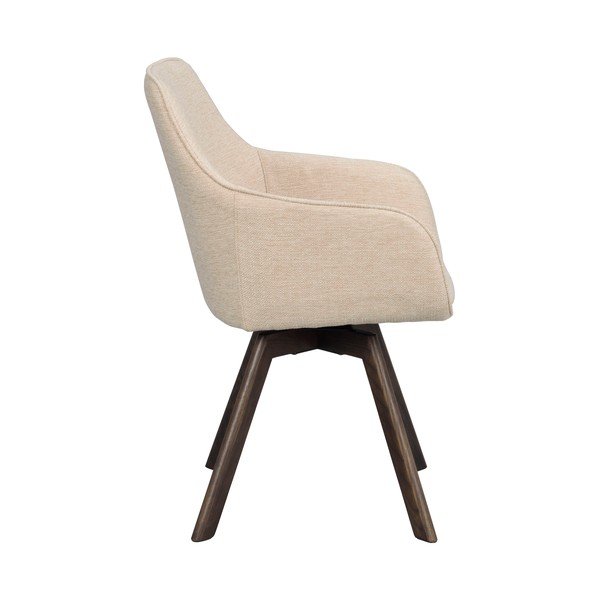 Set di sedie da pranzo beige in imbottito 2 pz Alison – Rowico-image-2