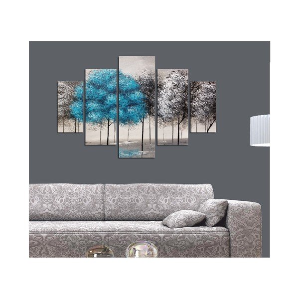 Pittura in 5 parti Skylar - Miracle-image-1